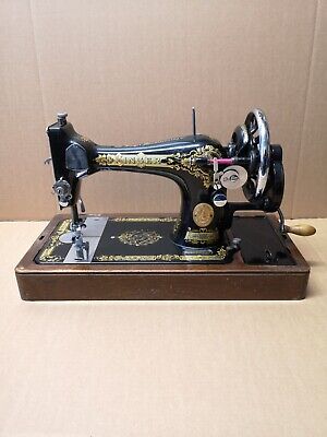 Singer 28k Hand Crank Sewing Machine Vintage Antique 1739 • 234.69€