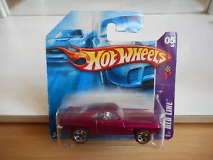 Hotwheels Red Line 1969 Pontiac Camaro in Purple on Blister - Picture 1 of 1