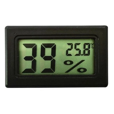 2 Stück Digital LCD Innen Temperatur Luftfeuchtigkeit Messgerät Thermometer Hygrometer  - Bild 1 von 4