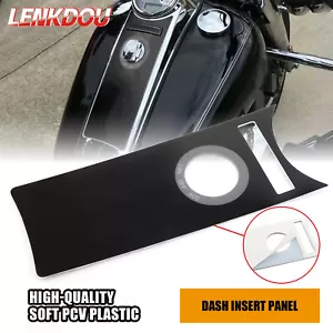 Inserto de tablero negro para consola de tablero de tanque de combustible Harley Touring Road King FLHR 08-24 - Imagen 1 de 8