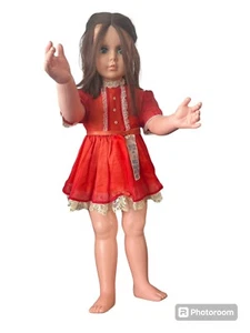 **RAR-VINTAGE** Full Size Walk With Me Puppe Rau Klikit 33" groß - Bild 1 von 15