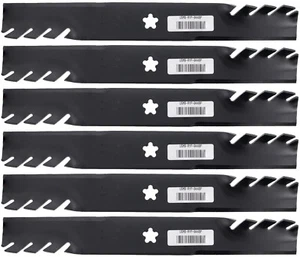 6 USA Mower Blades® fit AYP® 12784 127842 134148 138407 138497 138970 38" Deck - Picture 1 of 6