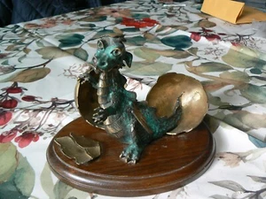 Wah Ming Chang (1917-2003) Scultura in bronzo "L'ultimo drago" 1/9 prova d'artista - Foto 1 di 10