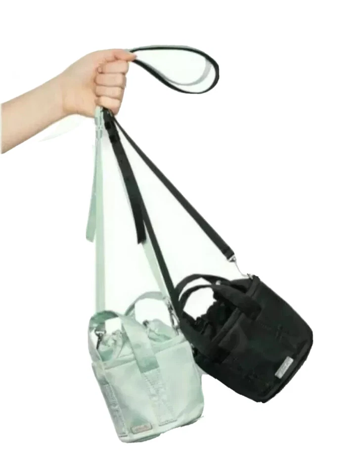 1 Victoria's Secret Pink Mini Bucket Crossbody Bag Green Color