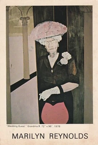 Hochzeitsgast, Marilyn Reynolds, NoHo Gallery Eröffnung, 1977, NYC -- POSTKARTE - Bild 1 von 2