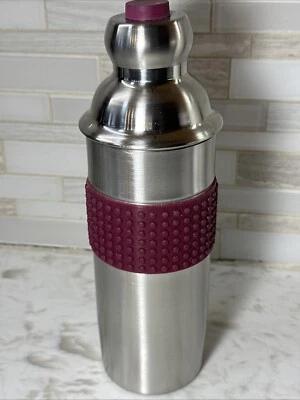 Coctelera de acero inoxidable mezcladora de cócteles Martini bar tapa roja Foto 1 de 4