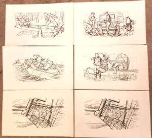 6 John P. Cowan? Prints 16 x 10 - Picture 1 of 7