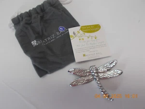 New Polished Aluminum Beatriz Ball Dragonfly Napkin Weight or Paper Weight - Picture 1 of 3