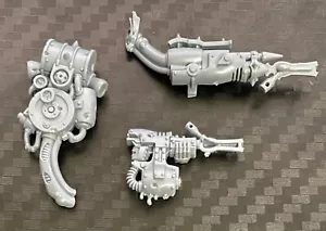 warhammer 40k - Deathguard heavy plague spewer/backpack + plague belcher, unused - Foto 1 di 2