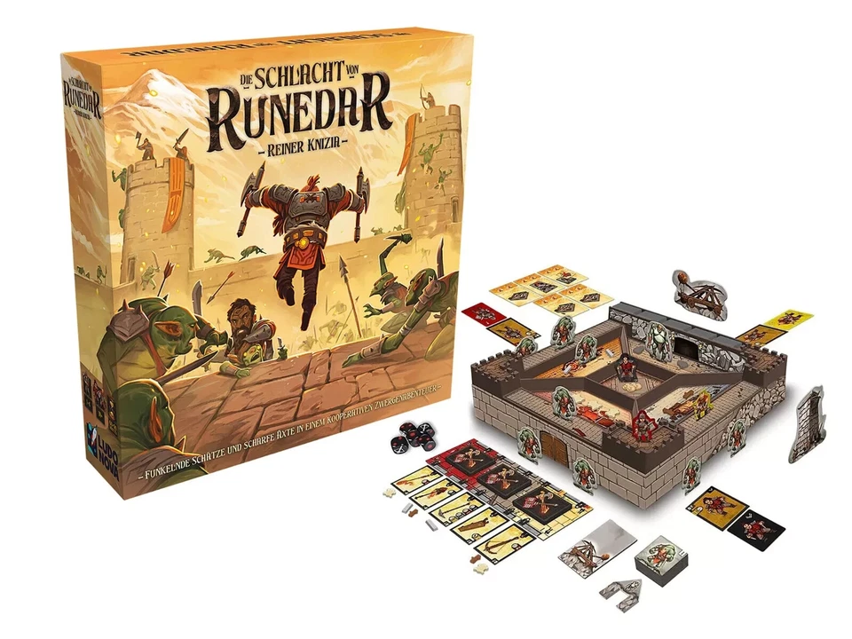 Die Schlacht von Runedar - Brettspiel - Reiner Knizia - Deutsch - Bild 1 von 1