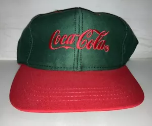 Vtg Coca Cola Snapback hat cap 90s soda pop Soft Drink Rare Made In USA Nwot - Picture 1 of 3