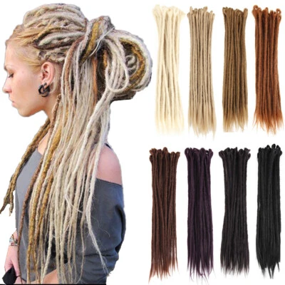 50cm Synthetische Dreadlocks Extension Gehäkelte Dreads Locs Häkeln Zöpfe Rasta - Bild 1 von 4
