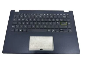 ASUS E410MA E410M Palmrest Top Cover UK Keyboard Blue 90NB0Q12-R32UK0 - Picture 1 of 2