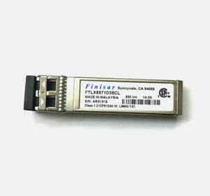100% Brand New FINISAR Optical Module FTLX8571D3BCL 10G SFP+ 850nm 300M SR - Imagen 1 de 3