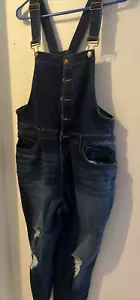 No Boundaries Damenjeans Lätzchen Overalls XXL/2XG (19) Denim blau - Bild 1 von 13
