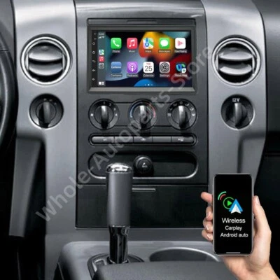 For Ford F150 2004-2008 7" Apple Carplay Radio Android 13 GPS NAVI WIFI +Camera Foto 1 de 4