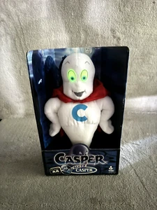 New 1994 Tyco Super Casper Friendly Ghost 14" Plush Nite Glow Eyes NIB Rare Toy - Picture 1 of 6