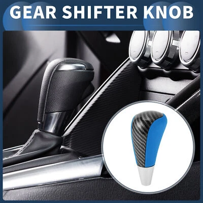 Ручка переключения передач автоматическая для Toyota 4Runner 2003-2021 искусственная кожа черная синяя - Изображение 1 из 4