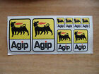 Zestaw naklejek z logo Agip - naklejki na samochód / motocykl