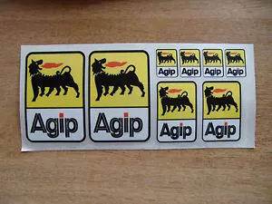 Agip logo sticker  kit - car / motorcycle decals - Picture 1 of 1
