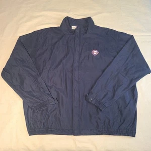 Vtg Philadelphia Phillies Jacket Blue Full Zip Lined Antigua Men's Size 2XL  - Picture 1 of 13