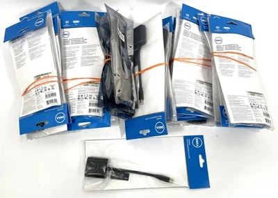 New Lot of 30 Dell Mini DisplayPort to VGA Adapter PNKVT - Image 1 of 4