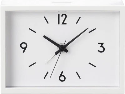 MUJI MJ-ACJS1  Muji Station Clock Alarm Ivory 38673576 Large From Japan - Image 1 of 4