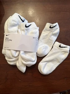 Calze basse Nike Everyday Cushion bianche giovani 3-5 donna 4-6 - Foto 1 di 7