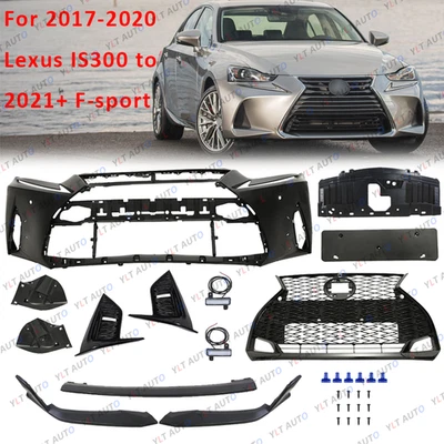 Kit de conversión de parachoques delantero para Lexus IS300 2017-2020 a 2021+ estilo F-Sport Foto 1 de 4