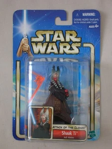 SHAAK I JEDI MASTER Star Wars Attack Of The Clones 3.75 ACTION FIGURE HASBRO - Picture 1 of 3