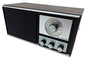 Vintage KLH Model Twenty One 21 AM/FM Table Radio Wood Cabinet - Working *READ* - Picture 1 of 16