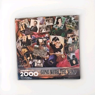 SPRINGBOK Hallmark Gone With The Wind 2000 Piece Puzzle 1995, Sealed, New - Image 1 of 4