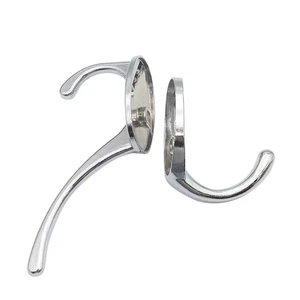 1PC Single/Double Coat Hook For Hang Clothes Hats Towels Bags Keys Umbrellas - Picture 1 of 14