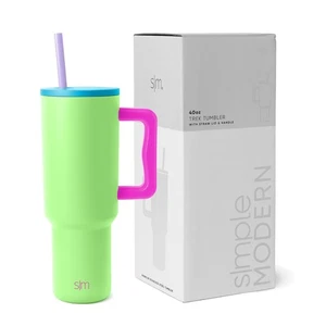 Simple Modern 40 oz Tumbler with Handle and Straw Lid | Insulated Reusable St... - Picture 1 of 9