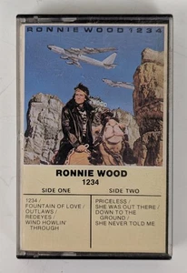 Ronnie Wood 1234 Cassette Tape CBS Records Canada Rare - Picture 1 of 4
