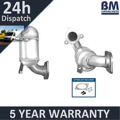 Fits Renault Espace Laguna 2.2 dCi BM Front Catalytic Converter + Fitting Kit - Image 1 of 4