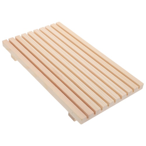 Beige Wood Riser Tray for Bathroom Vanity Kitchen Counter Reusable ...