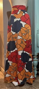Maxi Falda MCM Almedahl Hecha en Suecia Grande Audaz Floral Núcleo Casa EE. UU. 10 - Imagen 1 de 10