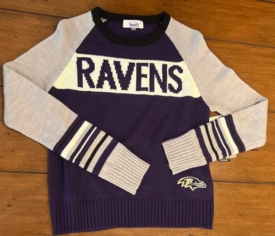 Baltimore Ravens sweater Small By Touch New With Tags Officially Licensed NFL - Image 1 of 4
