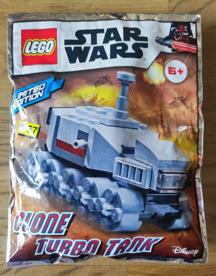FIGURINE LEGO POLYBAG VAISSEAU STAR WARS foil 912176 CLONE TURBO TANK - Photo 1/1