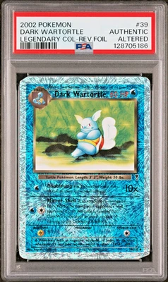 PSA AuthAlt 2002 Pokemon Legendary Collection Dark Wartortle 39/110 Reverse Holo - Image 1 of 2