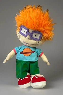 "Muñeco de peluche Rugrats Chuckie Finster 2000 grande Jumbo 18"" nanco" de colección Foto 1 de 4