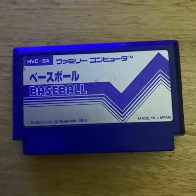 Famicom Baseball - Nintendo Famicom NES NTSC-J Japan HVC-BA 1983 Game - Image 1 of 3