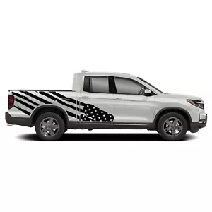 Bed big US flag graphics stickers decals compatible with Honda Ridgeline - Bild 1 von 15