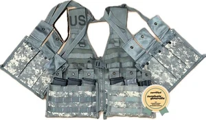 MOLLE II Tactical Vest/Chest Rig! w/ 2 Triple Mag Panels & 2 6 Mag Bandoleers! - Picture 1 of 2