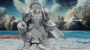 Minoan Aegis Captain 32mm ciencia ficción fantasía miniatura para juegos de mesa sombrío - Imagen 1 de 6