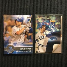 2017 TOPPS BUNT KANSAS CITY ROYALS MASTER TEAM SET 8 CARDS  GEORGE BRETT INSERT+
