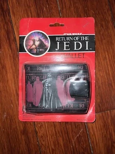 NEU Star Wars Die Rückkehr der Jedi-Ritter Billfold Darth Vader schwarze Geldbörse Vintage Retro - Bild 1 von 3