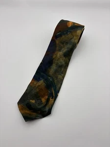 Enrico Venturi 100% Silk Abstract Necktie - Picture 1 of 2