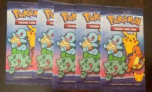 5 Packs-Pokemon 25th Anniversary McDonald’s 2021 Booster Packs-Same Day Shipping - Picture 1 of 2